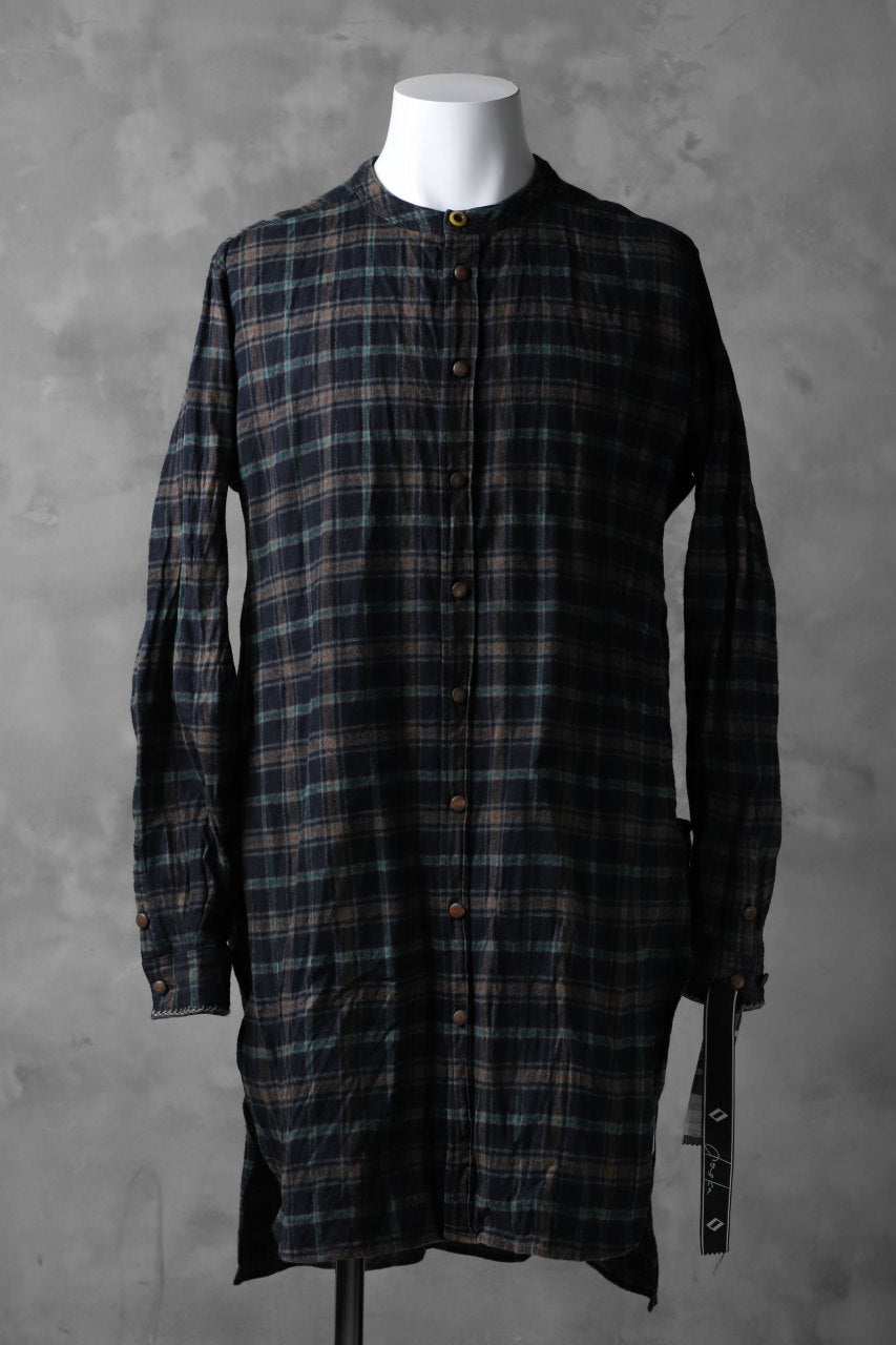 daska "JOHAN" plaid shirt / flannel #2 (sumi dyed check)