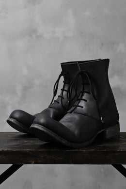 Portaille exclusive PL20 Laced Zip Boots (FILED STEER / BLACK)