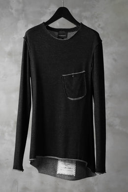 SOSNOVSKA DICHROMATIC WRENCHING LONG SLEEVE (BLACK)