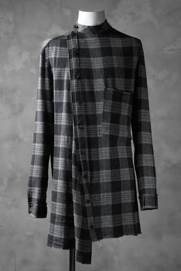 SOSNOVSKA PLAID FORCED LABOR SHIRT (GREY CHECK)