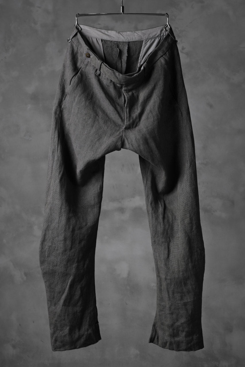 【関税込み】Blumarine トラウザーズ ierib SLIM STRAIGHT TROUSERS / PLANT DYED JP HEAVY LINEN