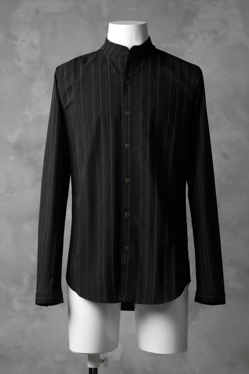 ISAMU KATAYAMA BACKLASH LONG SLEEVE SHIRT (BLACK x STRIPE)