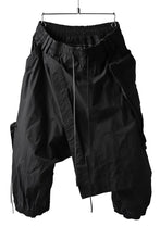 画像をギャラリービューアに読み込む, A.F ARTEFACT WRAP SKIRT COMBI MILITARY SHORTS / BLEND WOVEN (BLACK)