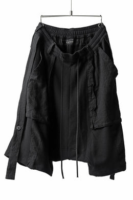 A.F ARTEFACT SWITCHING SHORTS / COMBI FABRICS (BLACK)