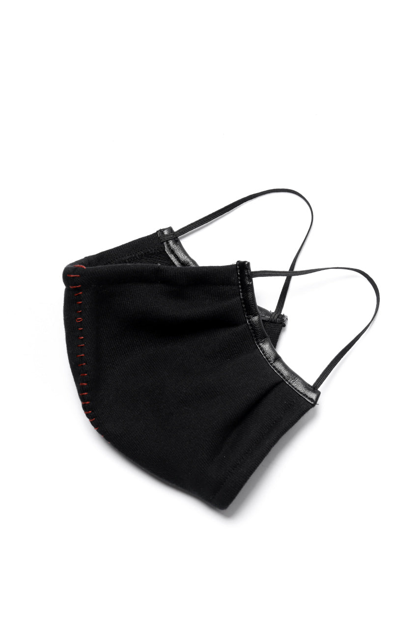 A.F ARTEFACT exclusive FACE COVERED MASK (BLACK x RED)