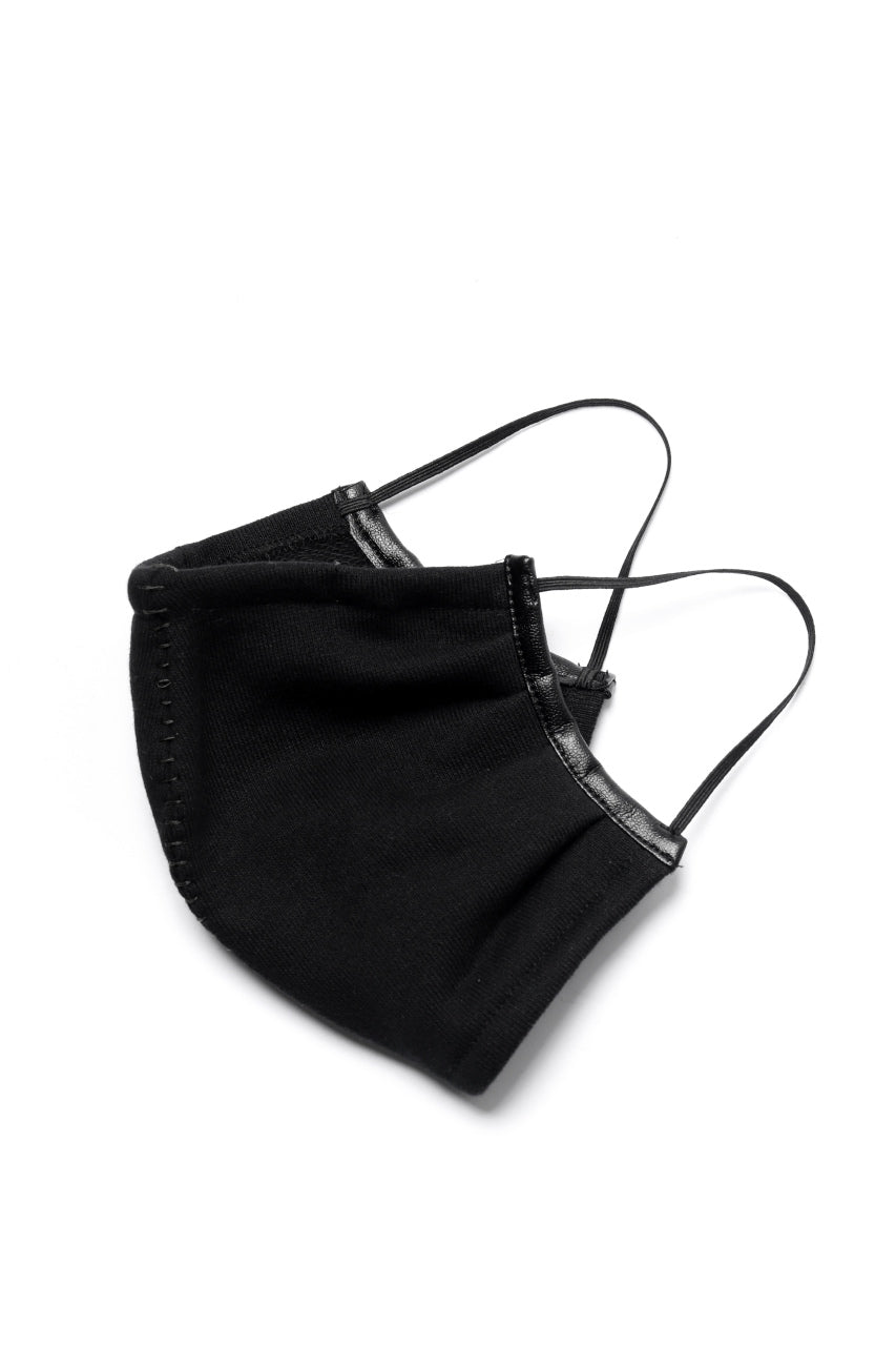 A.F ARTEFACT exclusive COVERED FACE MASK (BLACK OVER LOCK)