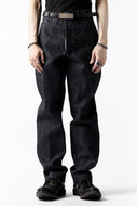 ierib STRAIGHT TROUSERS / 19oz SELVEDGE DENIM (INDIGO)