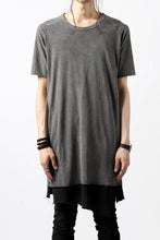 Load image into Gallery viewer, A.F ARTEFACT MULTI PANELED T-SHIRT / DYED COTTON JERSEY (GREY)