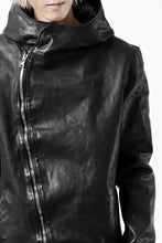 画像をギャラリービューアに読み込む, ISAMU KATAYAMA BACKLASH HOODED JACKET / POLAND HORSE OBJECT DYED (BLACK)