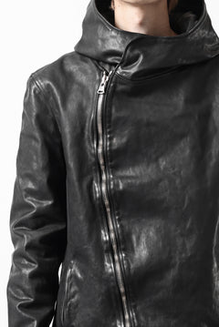 画像をギャラリービューアに読み込む, ISAMU KATAYAMA BACKLASH HOODED JACKET / POLAND HORSE OBJECT DYED (BLACK)