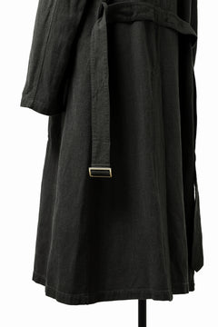 画像をギャラリービューアに読み込む, ISAMU KATAYAMA BACKLASH OVER COAT / GARMENT NATURAL DYED WOVEN + ELECTRIC HEATING LINER (LEAF)