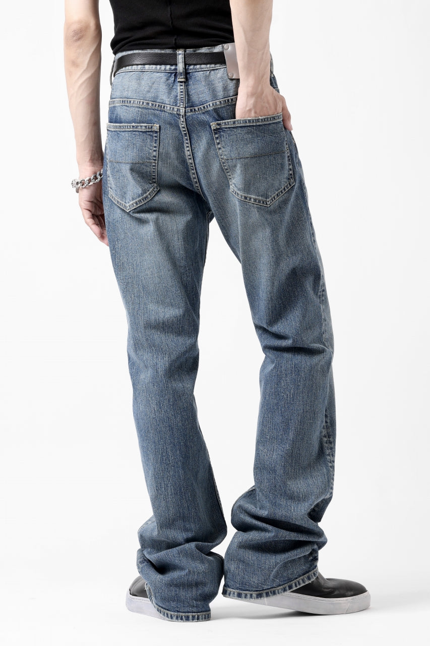 ISAMU KATAYAMA BACKLASH JEANS-FLARE / 13oz STRETCH DENIM (INDIGO)