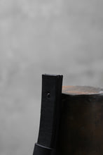 Load image into Gallery viewer, KLASICA LONG LOOM KEY RING HOLDER / TEMPESTI OILED (BLACK)