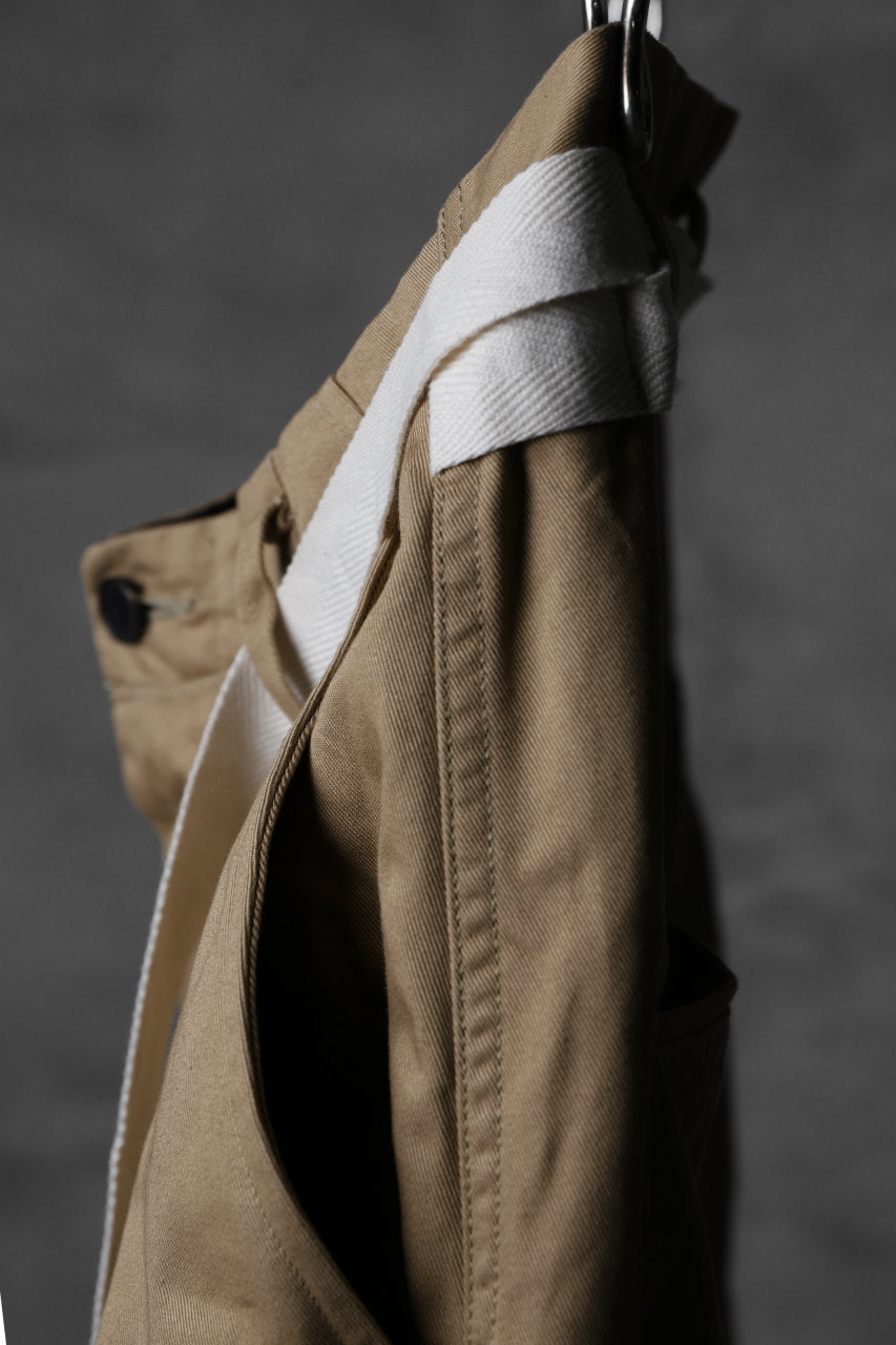 Load image into Gallery viewer, KLASICA GERALD-cc LOW CROTCH SHORTS / DRY CHINO CLOTH (BEIGE)