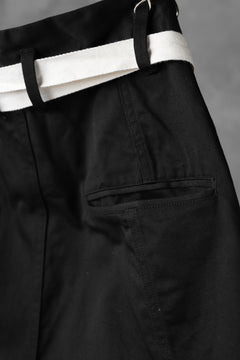 Load image into Gallery viewer, KLASICA GERALD-cc LOW CROTCH SHORTS / DRY CHINO CLOTH (BLACK)