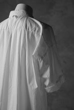 画像をギャラリービューアに読み込む, KLASICA LOOSE HALF SLEEVE SHIRT / BROAD CLOTH (GARMENT WASHED) (WHITE)
