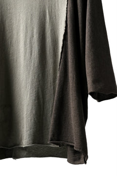 画像をギャラリービューアに読み込む, daska reversible dolman oversized tops without pocket / sumi dyed (BROWN-GREIGE)