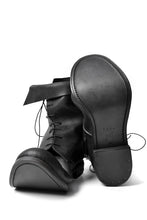 Load image into Gallery viewer, prtl x 4R4s exclusive Twisted Lace Boots / PUEBLO by Badalassi Carlo &quot;No4-4&quot; (BLACK)
