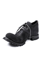 Load image into Gallery viewer, Portaille exclusive VB Derby Shoes (Reversed Horse Iron Dyed / BLACK)