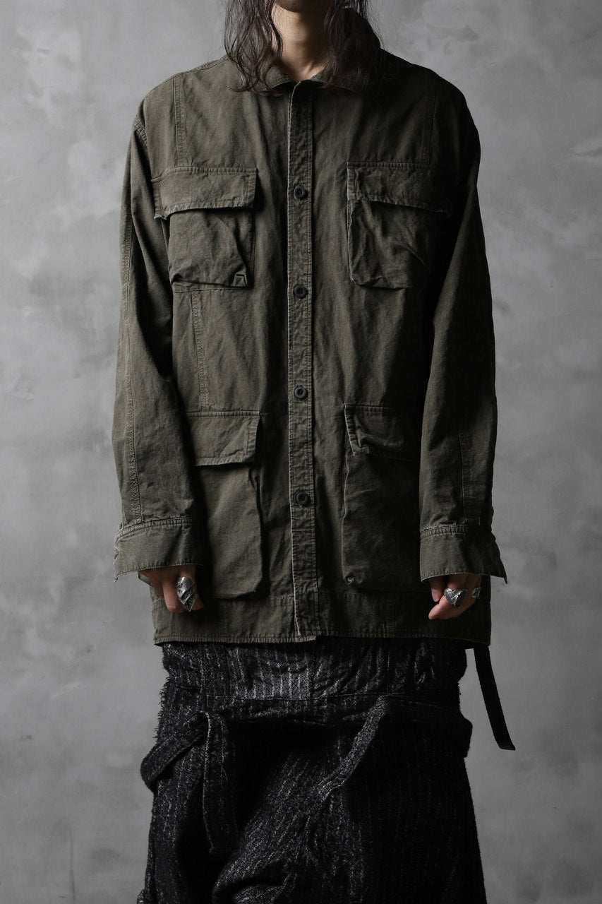 Load image into Gallery viewer, A.F ARTEFACT MILITARY COVER ALL SHIRT-JKT (KHAKI BEIGE)