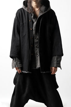 Load image into Gallery viewer, A.F ARTEFACT exclusive ENGINEER SHIRT-JKT / LOW COUNT DENIM (BLACK)