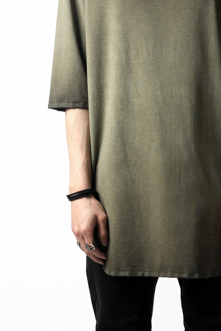 Nostra Santissima SMOOTH FIT JERSEY TOPS (REVERSE DYED / GREEN)