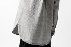 画像をギャラリービューアに読み込む, COLINA BIG MINIMAL SHIRT / ORGANIC SUPIMA COTTON BROX (STONE)