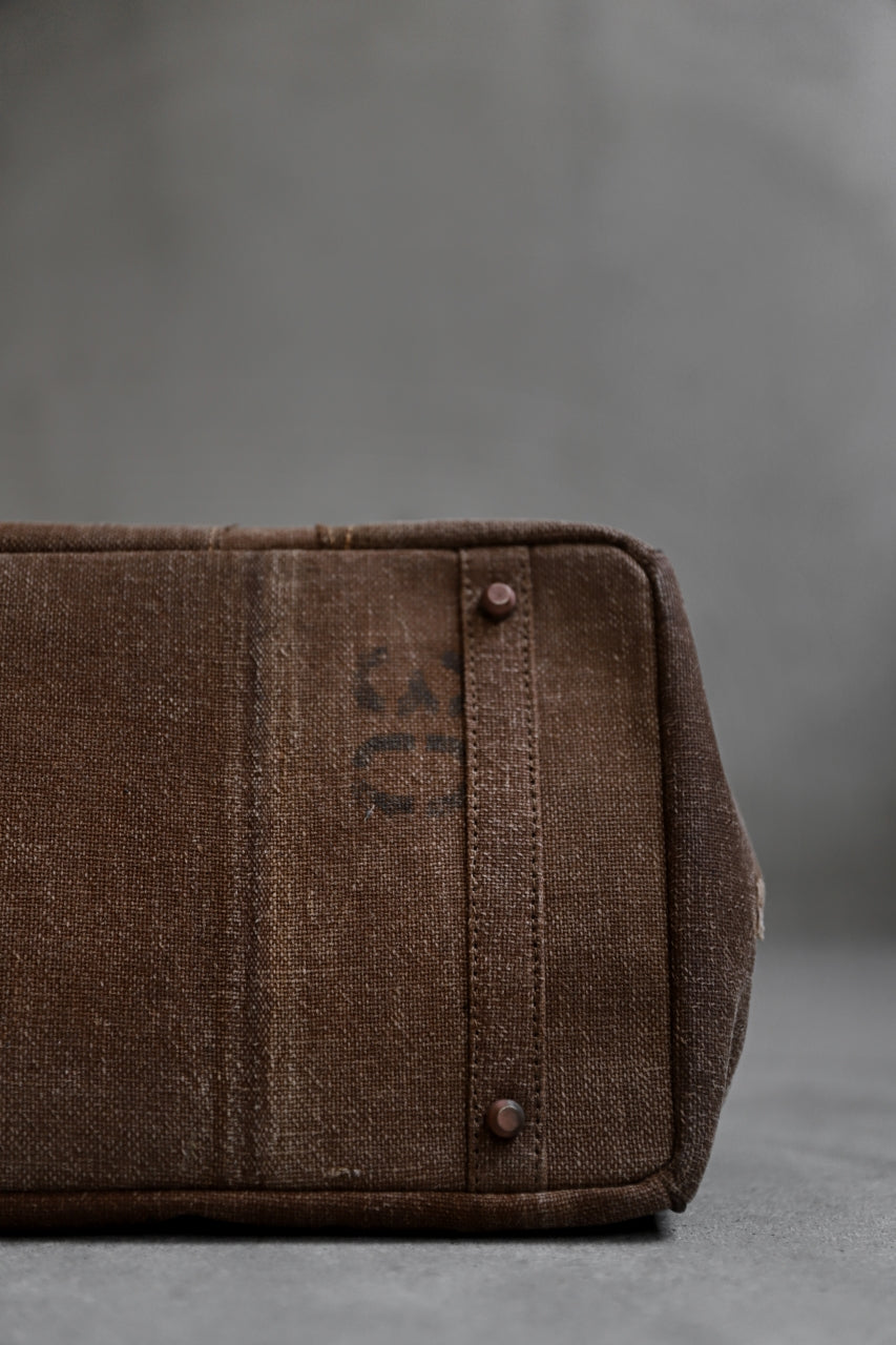 ierib exclusive bark bag #40 / Vintage JP-Fabric + Cordovan (BROWN-A)