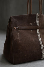 画像をギャラリービューアに読み込む, ierib exclusive bark bag #40 / Vintage JP-Fabric + Cordovan (BROWN-B)