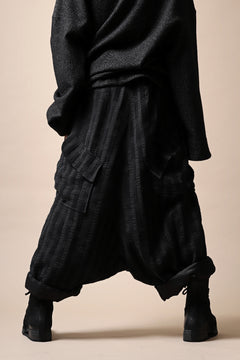 画像をギャラリービューアに読み込む, SOSNOVSKA exclusive LOADED POCKETS PANTS (BLACK STRIPE)