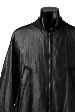 画像をギャラリービューアに読み込む, KLASICA FLIGHT PC-1 JACKET / TRANSLUCENT ORGANDY (BLACK)