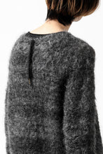 画像をギャラリービューアに読み込む, KLASICA BLIND MOHAIR KNIT SWEATER / FLUFFY 3.5G (MIX GREY)