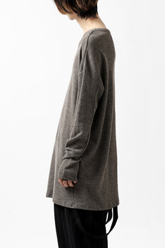 Load image into Gallery viewer, KLASICA ASLEEP CREW NECK KNIT SWEATER / WEANER WOOL RIB (FAWN)