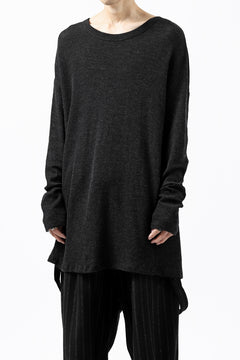 画像をギャラリービューアに読み込む, KLASICA ASLEEP CREW NECK KNIT SWEATER / WEANER WOOL RIB (SHADOW)