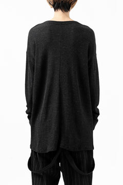 画像をギャラリービューアに読み込む, KLASICA ASLEEP CREW NECK KNIT SWEATER / WEANER WOOL RIB (SHADOW)