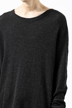 画像をギャラリービューアに読み込む, KLASICA ASLEEP CREW NECK KNIT SWEATER / WEANER WOOL RIB (SHADOW)