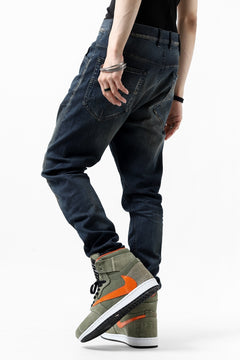 画像をギャラリービューアに読み込む, ISAMU KATAYAMA BACKLASH L/C SLIM DENIM PANTS / EXTREME STRETCH DIRTY (INDIGO)