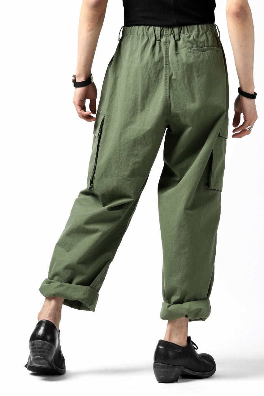 COLINA BDU TROUSERS / NEPPED ORGANIC WEATHER (SAGE GREEN)
