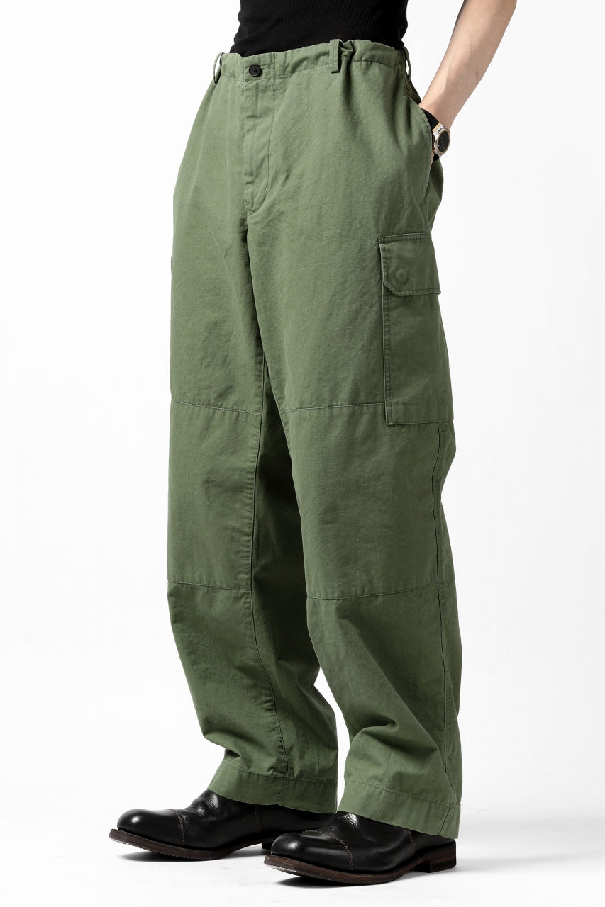 COLINA BDU TROUSERS / NEPPED ORGANIC WEATHER (SAGE GREEN)