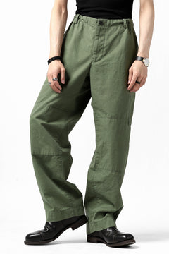 画像をギャラリービューアに読み込む, COLINA BDU TROUSERS / NEPPED ORGANIC WEATHER (SAGE GREEN)