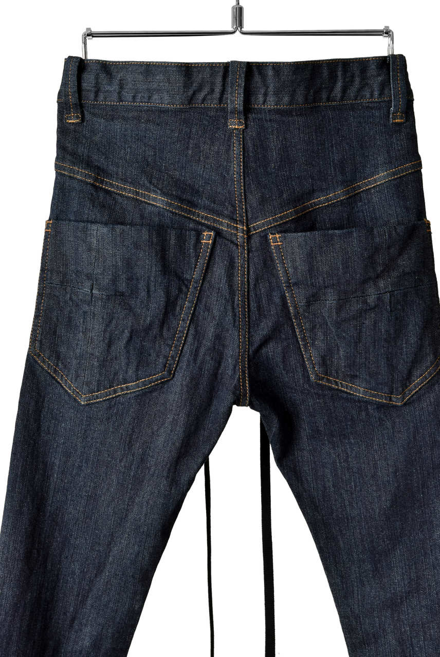 N/07 Darts-Structure Skinny Pants #THIN / Elastic DENIM (INDIGO)
