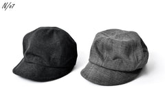 画像をギャラリービューアに読み込む, N/07 Jockey Cap / Double Black Denim Wovens (BLACK)