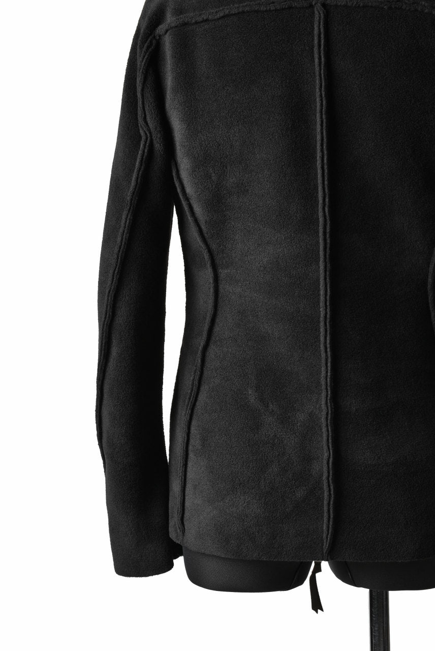 N/07 Rawcut Track Jacket / WARM Fleece Tech (BLACK)