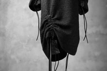 画像をギャラリービューアに読み込む, SOSNOVSKA exclusive DRAPED COCOON LONGSLEEVE HOODIE KNIT  (GREY)