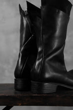 Load image into Gallery viewer, LEON EMANUEL BLANCK DISTORTION TALL BOOT / GUIDI OILED HORSE (BLACK)