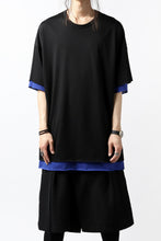 画像をギャラリービューアに読み込む, A.F ARTEFACT exclusive OVER SIZED LAYERED TEE (BLACK x NAVY)