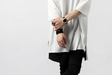 Load image into Gallery viewer, A.F ARTEFACT RELAX HOODIE TOPS / COTTON JERSEY (WHITE)