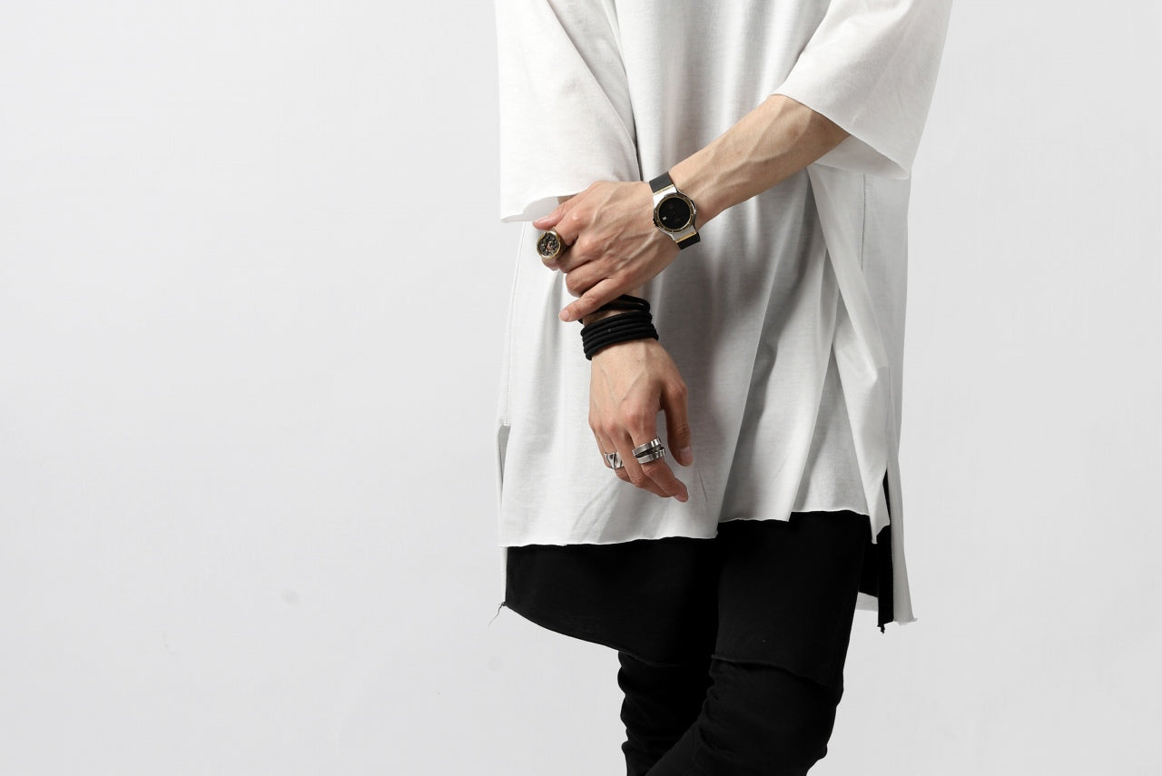 A.F ARTEFACT RELAX HOODIE TOPS / COTTON JERSEY (WHITE)