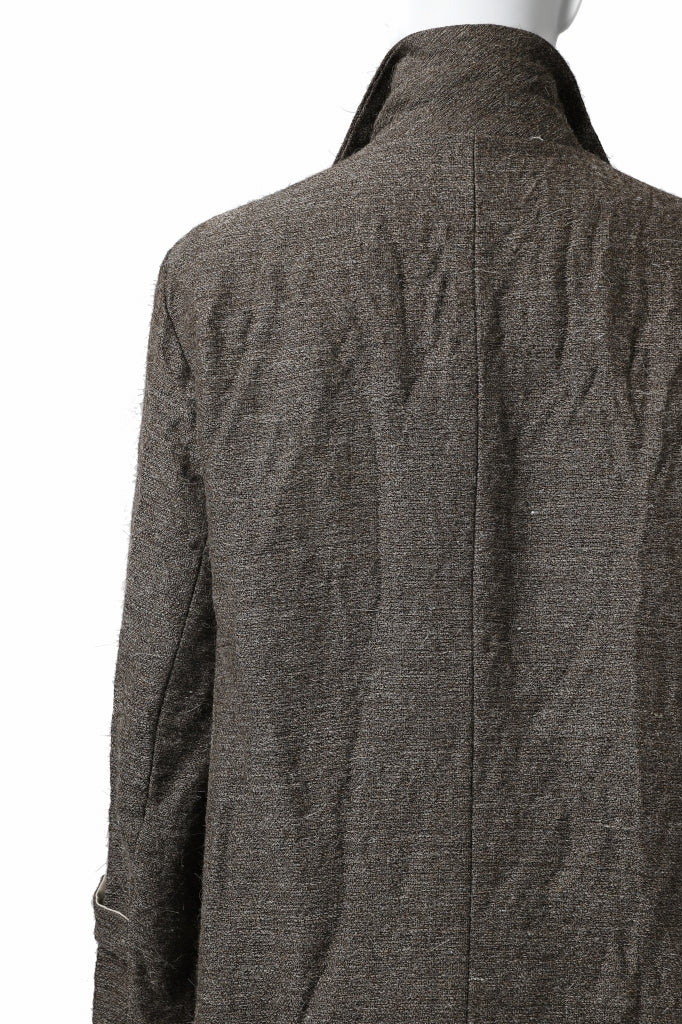 Load image into Gallery viewer, YUTA MATSUOKA long coat / goat wool (brown)