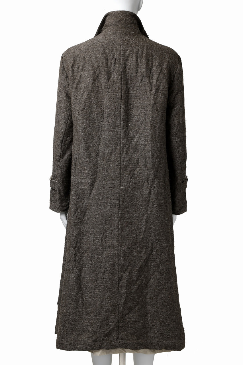 YUTA MATSUOKA long coat / goat wool (brown)